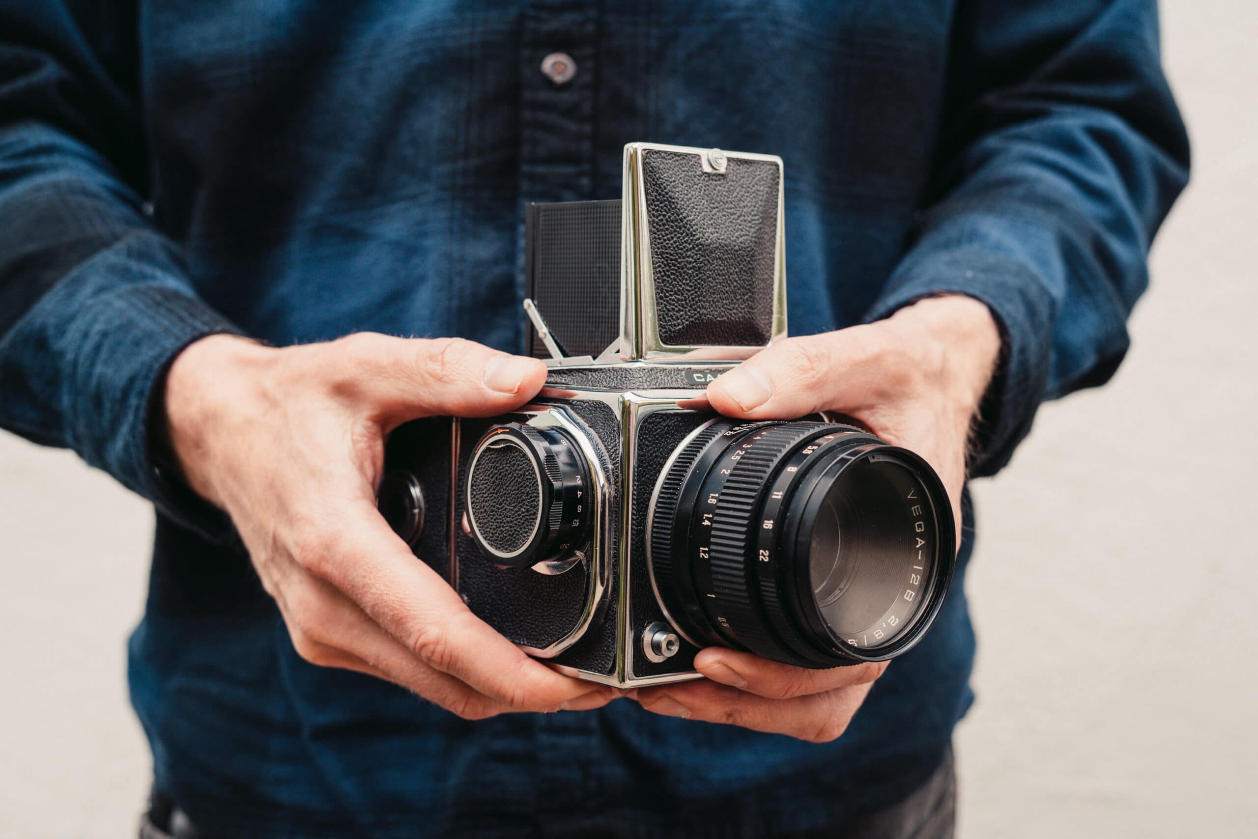 Kiev 80 medium format wedding camera